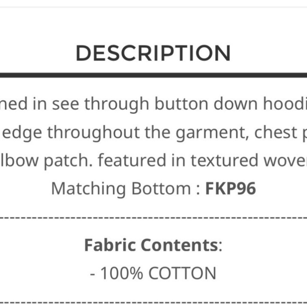 BB25. NWT POL Cream Mixed Media Sheer Mesh Button Front Hoodie - Picture 6 of 6